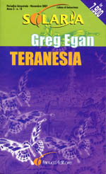 Copertina di ''Teranesia'', di Greg Egan.