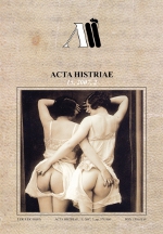 Copertina di ''Acta Histriae'', XV 2007.