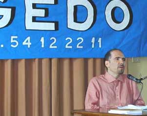 Conferenza al congresso nazionale Agedo, Ghedi 14-7-2002. Foto di Mauro Terzi