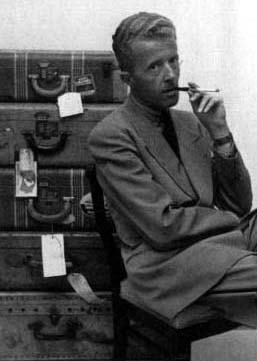 Paul Bowles nel 1951, fotografato da Dennis Stock