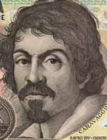 L'immagine di Caravaggio che appariva sulle banconote da centomila lire