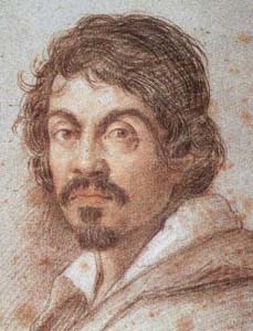 Michelangelo da Caravaggio ritratto da Orazio Leoni (Firenze, biblioteca marucelliana)