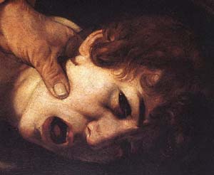 Probabile ritratto di Cecco di Caravaggio dal Sacrifico d'Isacco