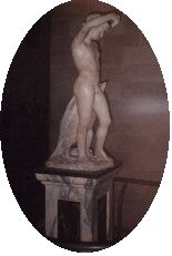 Il Ganimede, oggi al Bargello, ''rcompletato'' dal Cellini nel 1548-1550. [Foto G. Dall'Orto]