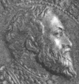 Ritratto di Pier Luigi Farnese, da una medaglia del 1545