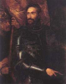Pier Luigi Farnese nel ritratto di Tiziano
