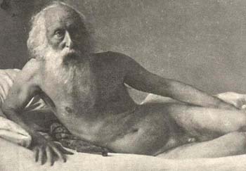 Vincenzo Gemito in una foto di nudo del 1928 di Vincenzo Lembo