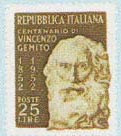 Francobollo commemorativo italiano per Vincenzo Gemito, 1952.
