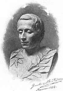 Giacomo Leopardi in un busto di Giulio Monteverde (1898)