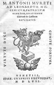 Muret - Orationum Ciceronis in Catilinam explicatio, 1557