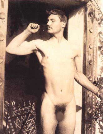 Wilhelm von Plüschow, Nudo maschile, Roma, ca. 1895-1900.