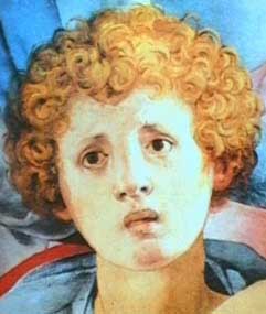 Pontormo, dettaglio dalla Deposizione a Firenze, Santa Felcita