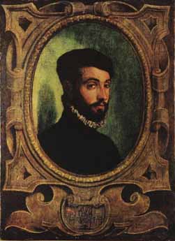 Torquato Tasso, 22enne, nel 1566, ritratto da Jacopo Bassano