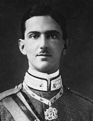 Umberto di Savoia giovane ufficiale negli anni Venti, a Torino.