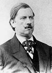 Karl Maria Kertbeny (1824-1882), inventore della parola ''omosessualità'', nel 1865 ca.