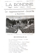 Copertina de "La rondine", maggio 1928