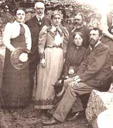 Von Gloeden nel 1894 in compagnia di amici