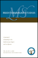 Copertina di un fascicolo di "Mediterranean studies".