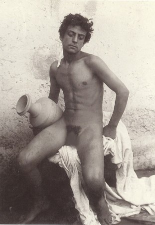 Wilhelm von Plüschow, Ritratto di giovane nudo con orcio