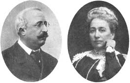 Friedrich Krupp e sua moglie
