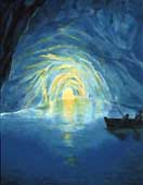 Capri. La ''Grotta azzurra'' nell'anno 1900