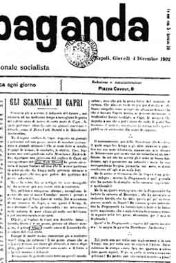 L'articolo da ''La Propaganda'' 4-12-1902