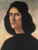 Michele Marullo in un ritratto del Botticelli.