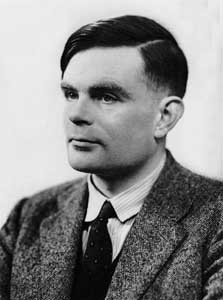 Alan Turing (1912-1954), l'inventore del computer, nel 1951.