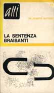 Copertina del libro ''La sentenza Braibanti''