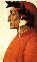 Dante Alighieri - Dipinto di Sandro Botticelli