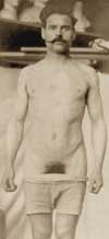 Modello di nudo di scuola d'arte. Sec. XIX.