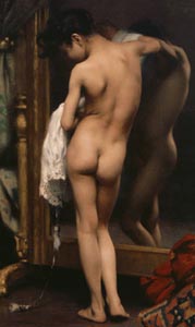 Paul Peel (1860-1892) - A Venetian bather (1889) - National gallery of Canada