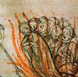 Rappresentazione medievale di rogo
