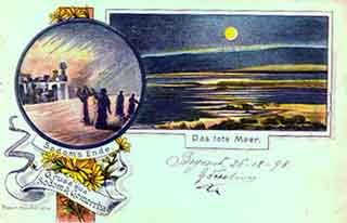 Cartolina con _saluti da Sodoma e Gomorra_ datata... 1898!
