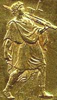 Littore romano, da una moneta d'oro italiana del 1932.