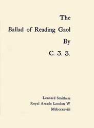 Wilde - Ballad of the Reading goal - 1898