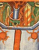 La disturzione di Sodoma in una miniatura del 1290 circa