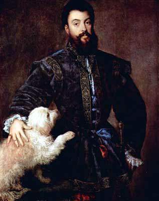 Federico Gonzaga da adulto, ritratto dal Tiziano.