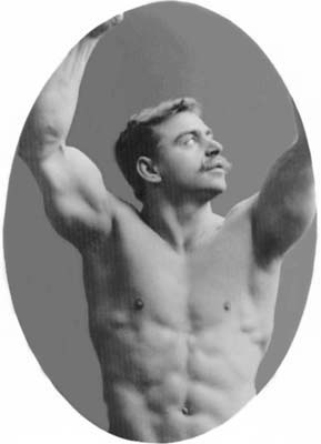 Milo Brinn (Luigi Borra, lottatore italiano) - 1895.