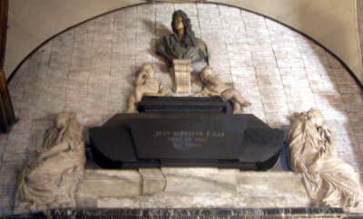 La tomba di Lulli a Parigi.