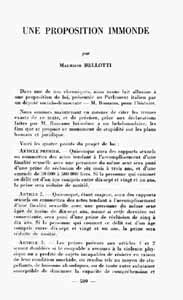 La prima pagina del testo di Bellotti. Fare clic per una versione a risoluzione maggiore (48 Kb).