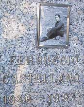 La tomba di Ferruccio Castellano a Pinerolo