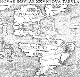 L'America in una mappa del 1545