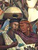Dettaglio da: Diego Rivera, La grande Tenochtitlan