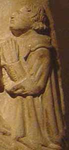 Orante dalla - Pietra della pace, 1322. Bologna, museo medievale. Foto G. Dall'Orto
