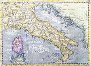 L'Italia in una mappa di Maggini del 1597
