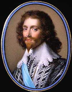 George Villiers duca di Buckingham (1592-1628) - ritratto da Jean Petitot verso il 1620