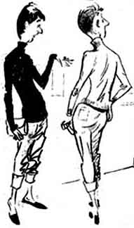 Due giovani omosessuali. Dettaglio della vignetta precedente.