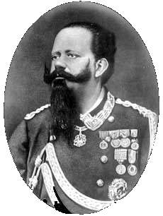 Vittorio Emanuele II di Savoia, re di Sardegna e primo re d'Italia.