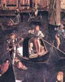 Gondolieri, da un quadro del Carpaccio del 1496